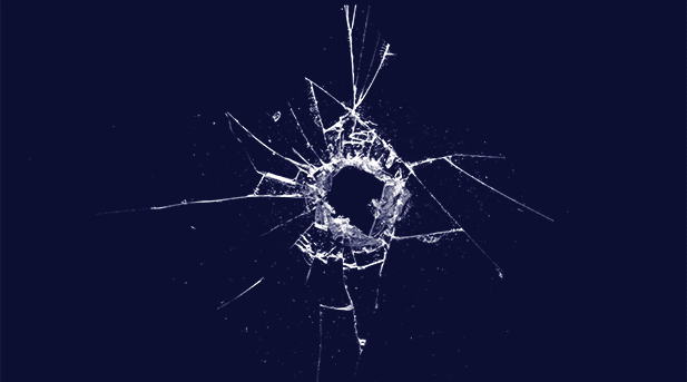 shuttered glass