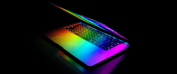 Rainbow pride computer