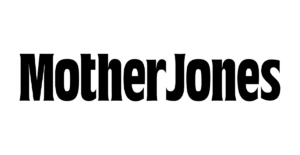Mother Jones logo in black text.
