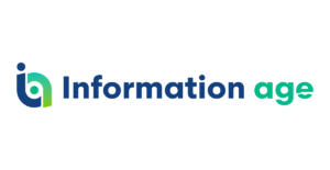 Information Age logo featuring a stylized 'ia' icon in blue and green, followed by the text 'Information age' in blue and green letters.