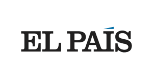 Logo of the Spanish newspaper El País with black text on a white background and a small blue accent above the letter 'I'