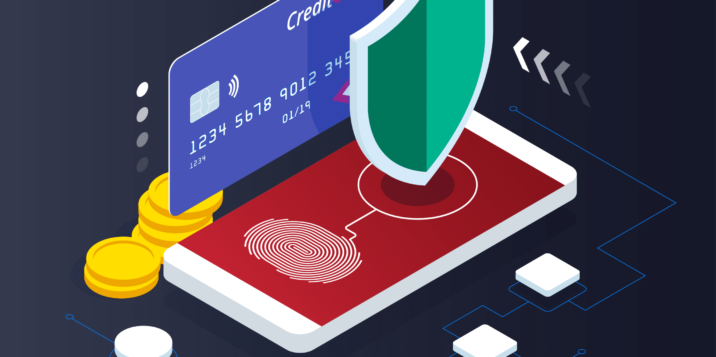 safety on using the credit card online animation