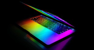 Rainbow pride computer