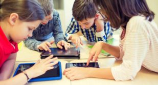 children safety online kids on tablets and phones